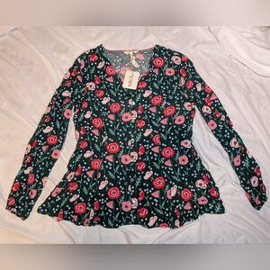 Matilda‎ Jane Women's Floral Shirt Size Medium